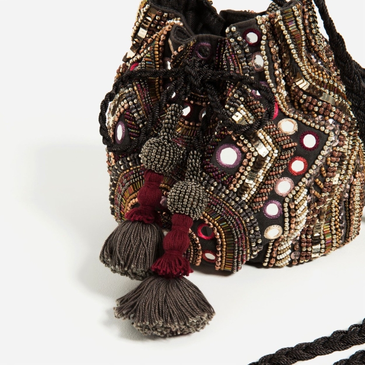 Сумка кисет Zara женская