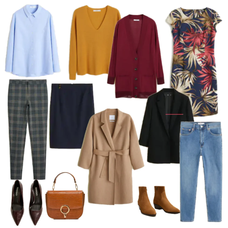 Базовый капсульный гардероб цветотип Весна