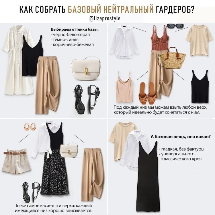 Капсульный гардероб для женщины 2022