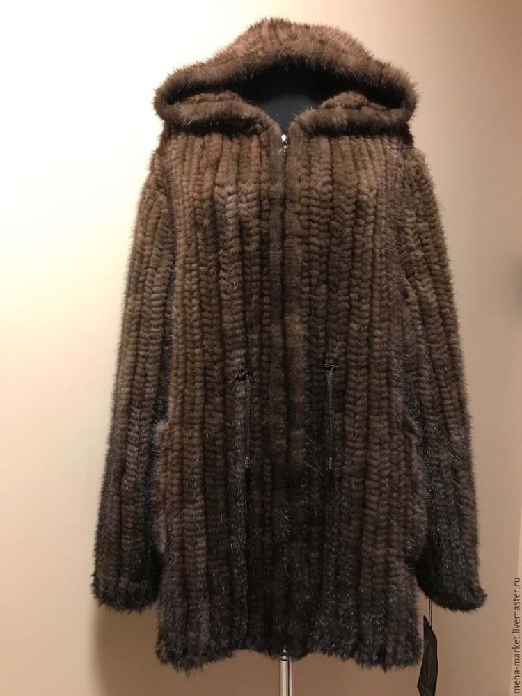 Вязаная шуба