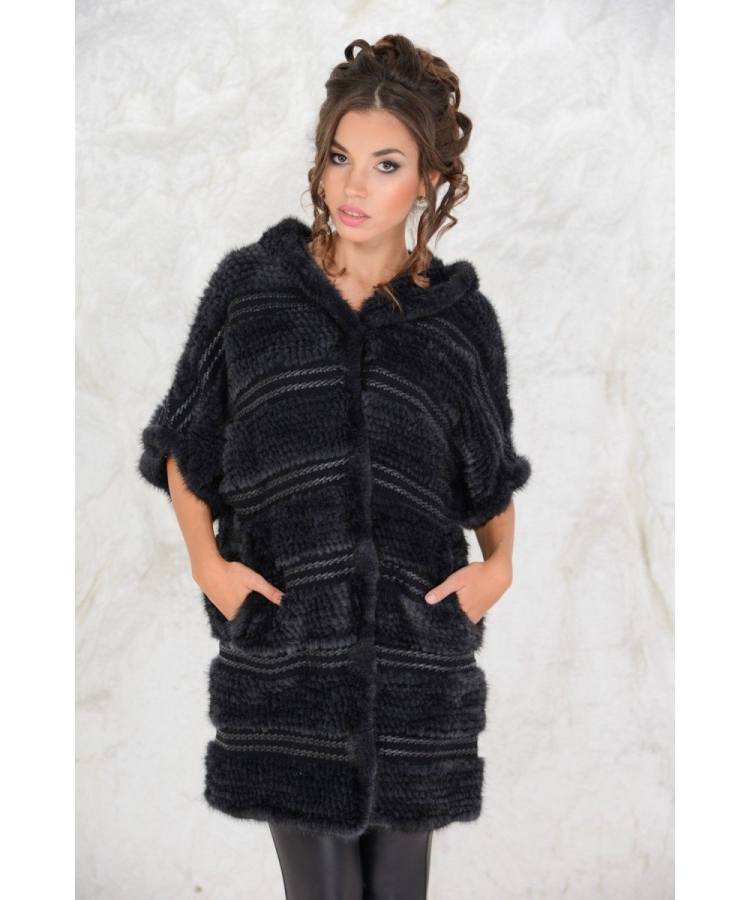 Вязаная норка шуба интернет магазин