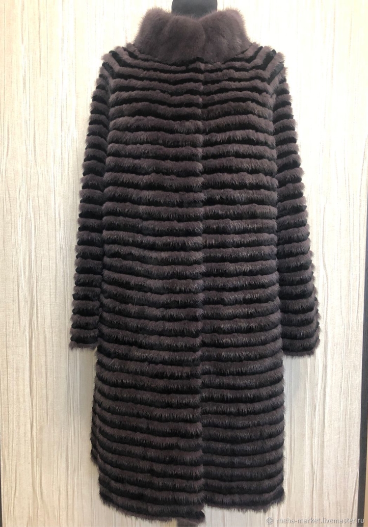 Guess Jeans норковое пальто норка