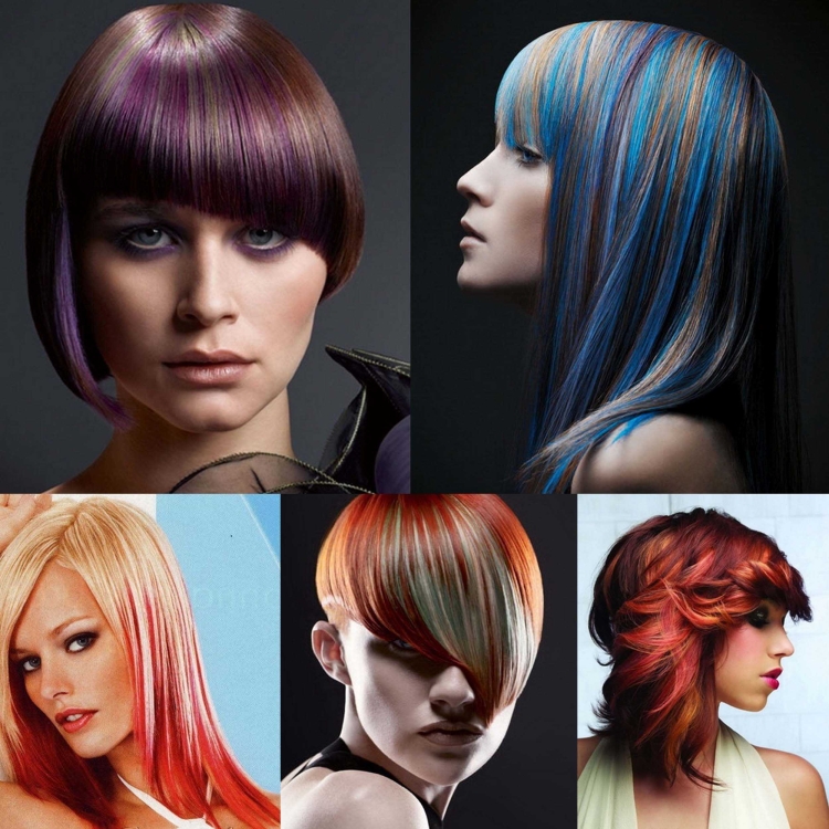 Колорирование волос 2022