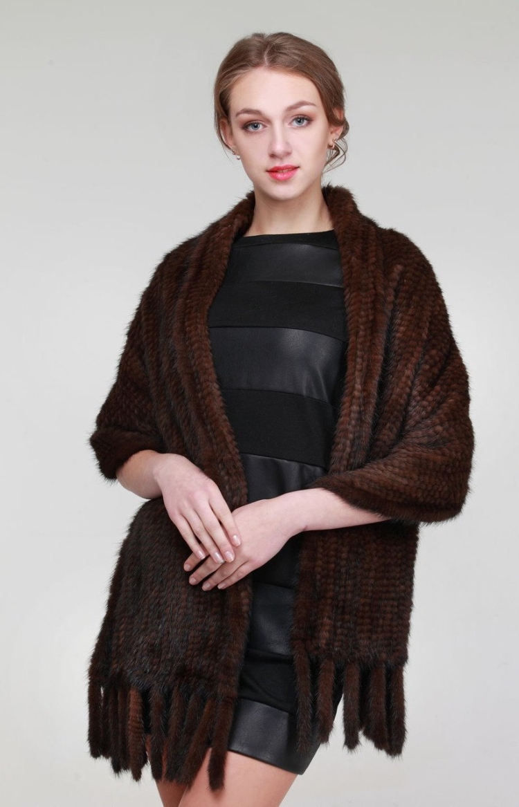 Норковый палантин