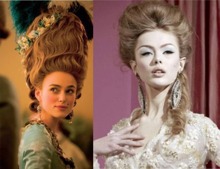 Прическа Фонтанж Барокко