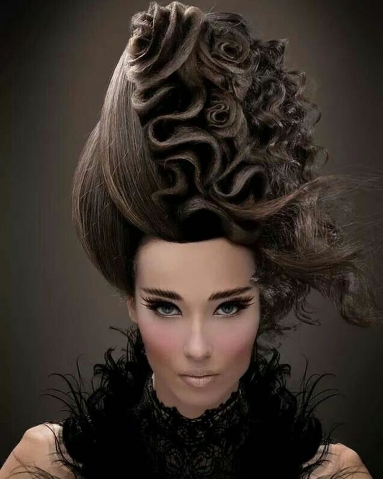 Авангардные прически