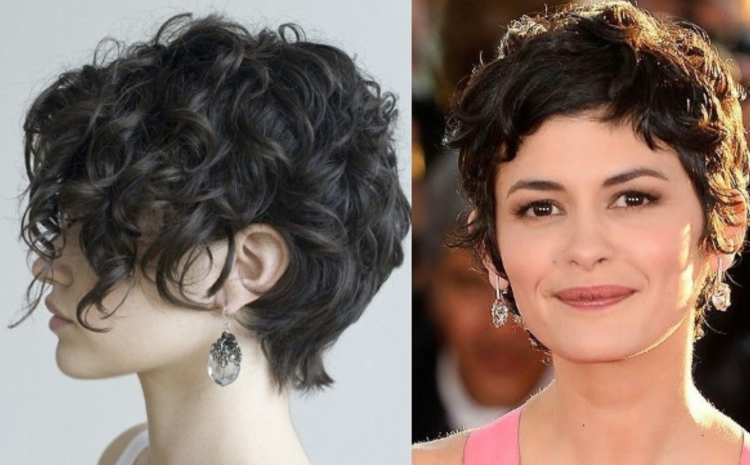 Боб Гарсон на вьющиеся волосы короткие