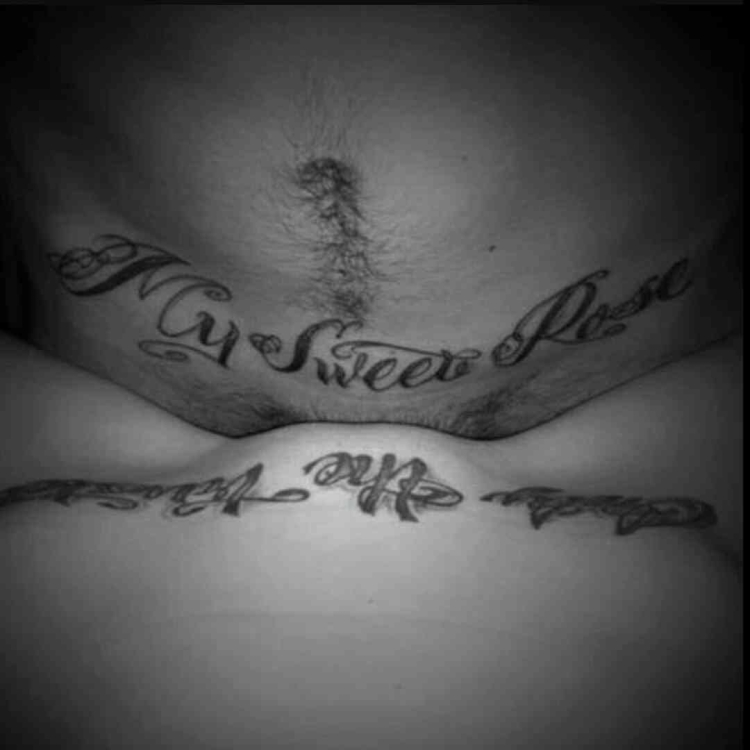 Тату в паху для девушек