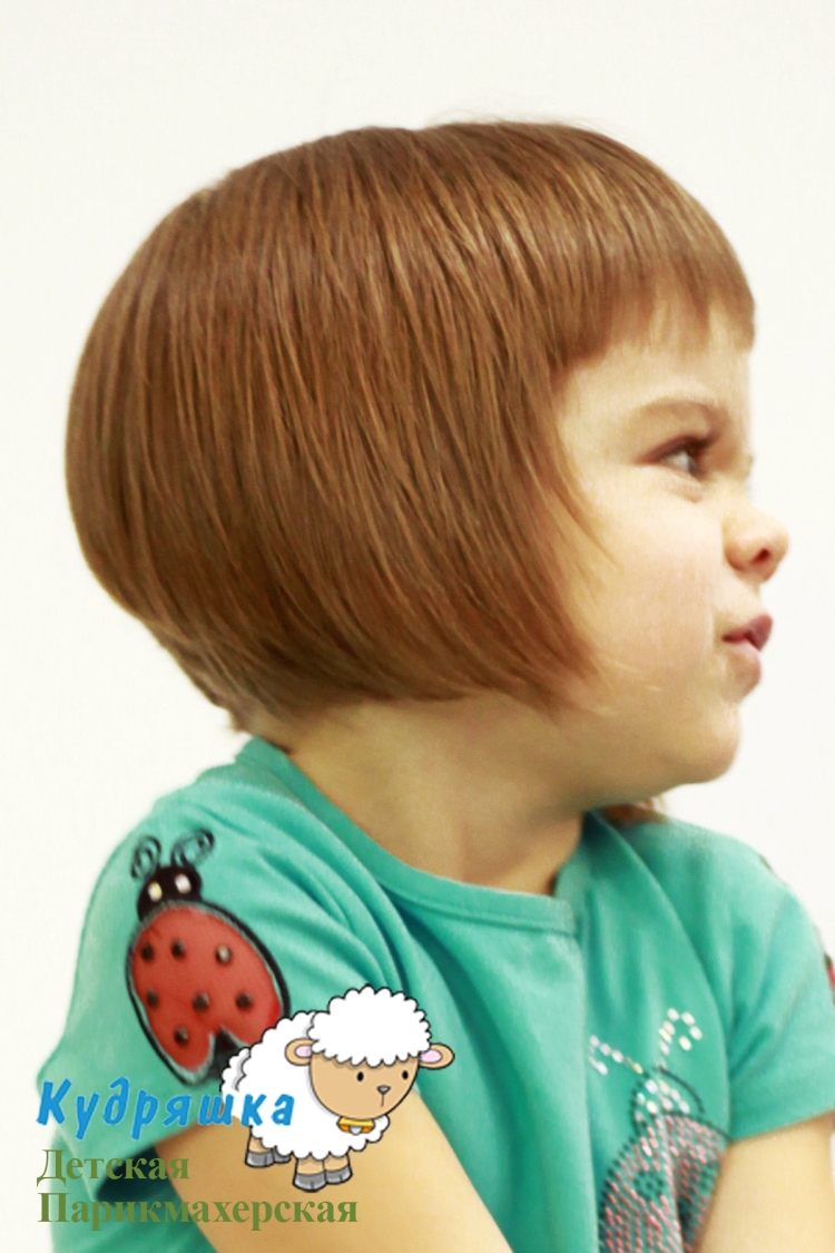 Короткая стрижка для девочки 3 года