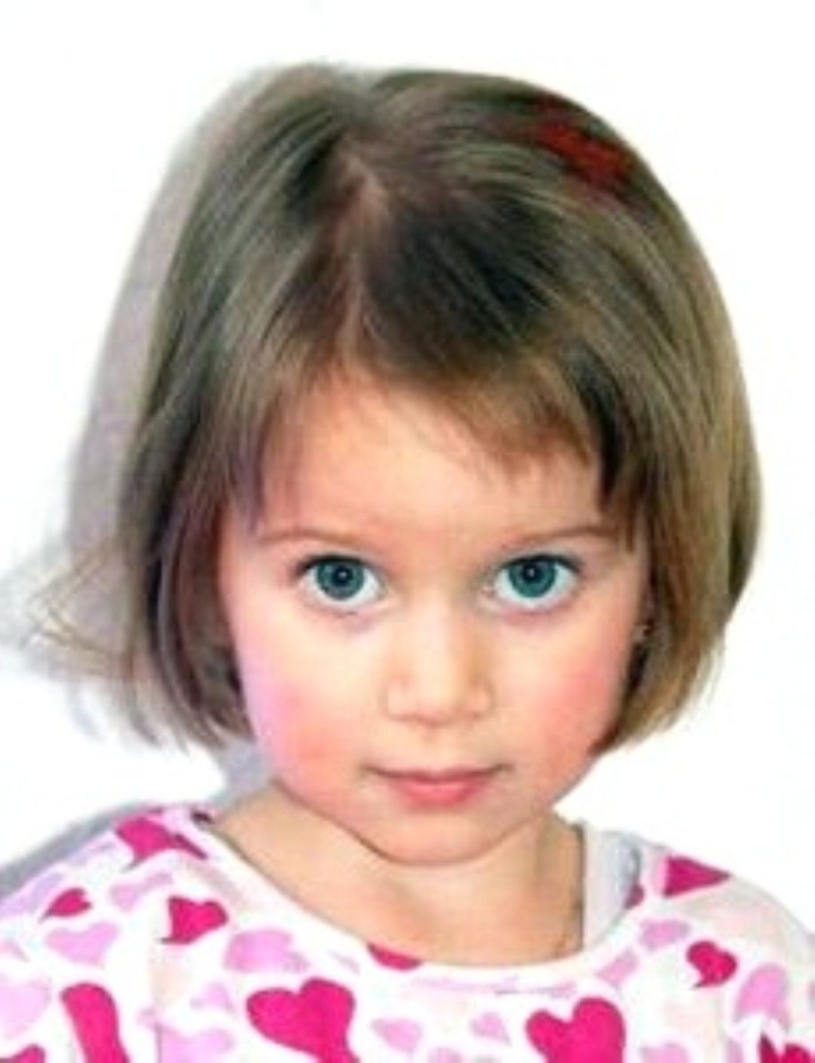 Стрижка для двухлетней девочки