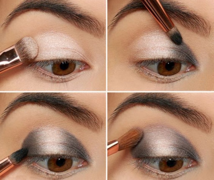 Макияж для карих глаз пошаг