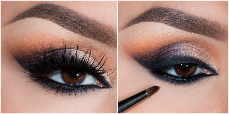 Вечерний макияж пошагово