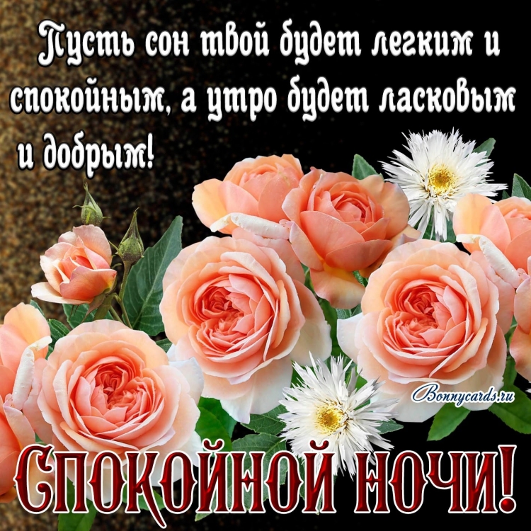 Спокойной ночи красивые нежные