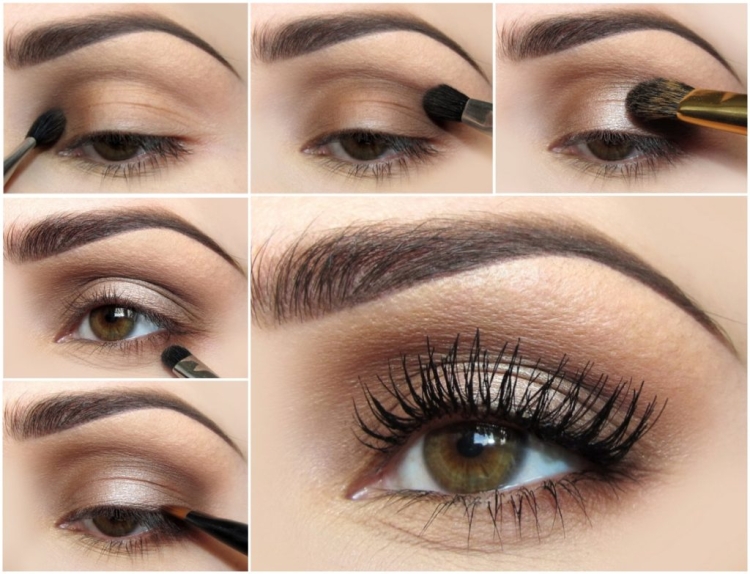Макияж для карих глаз пошагово