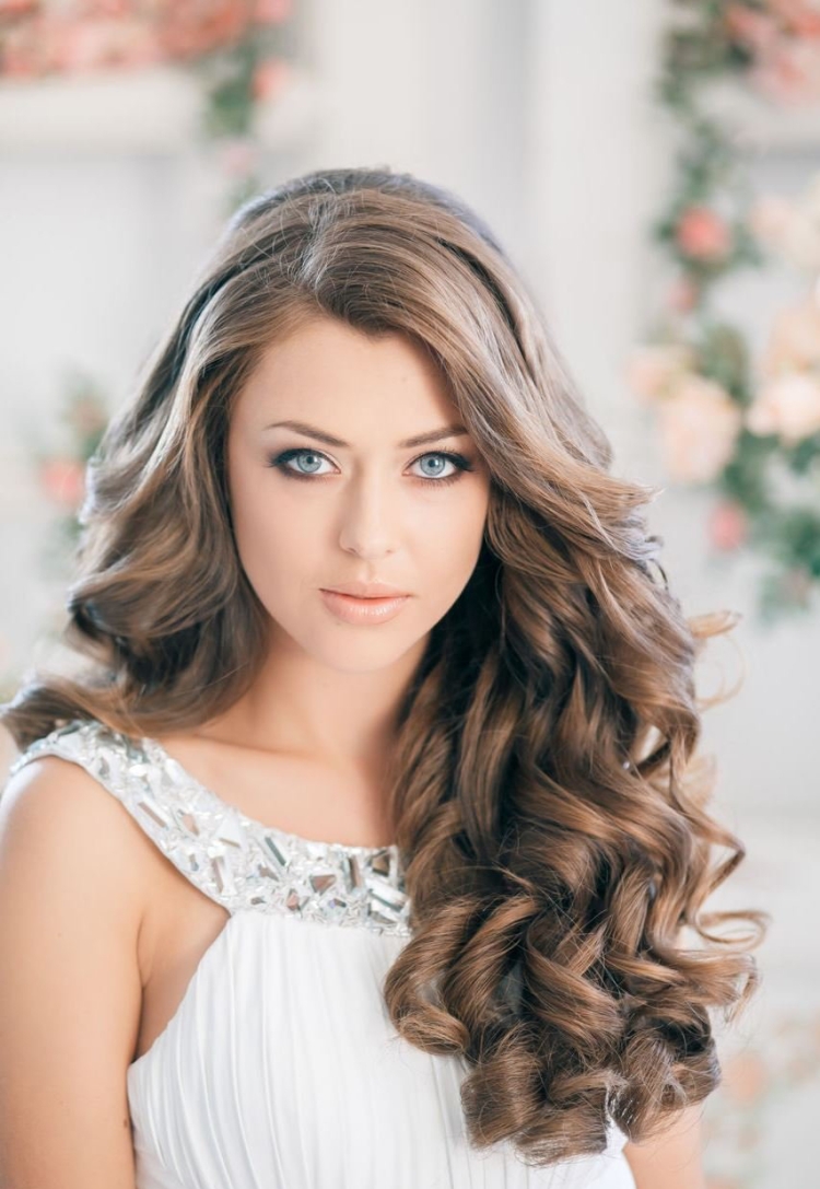 Кудри на длинные волосы