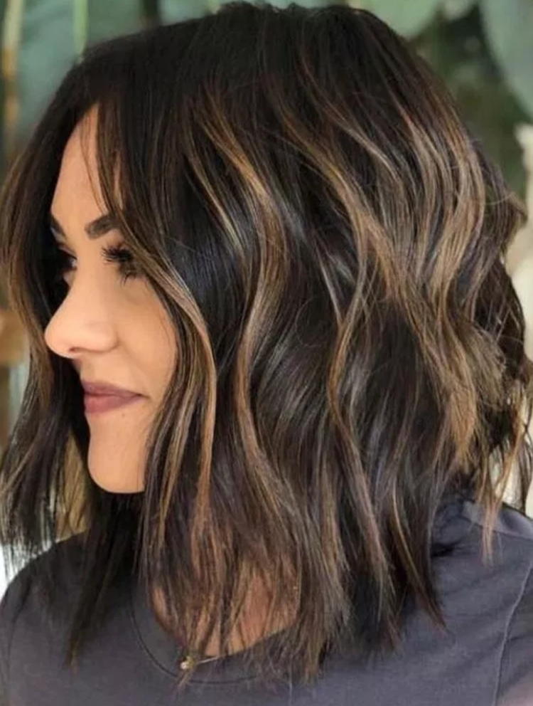 Балаяж каштан Боб