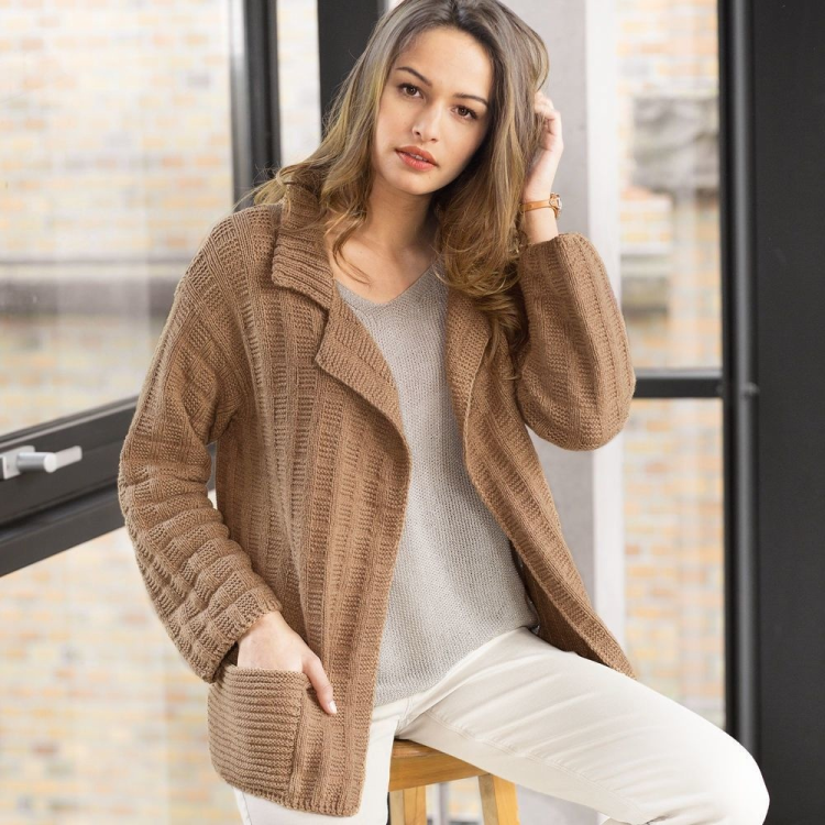 Серый кардиган Верена