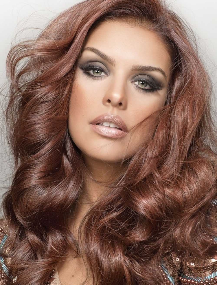 Красивые оттенки волос для шатенок