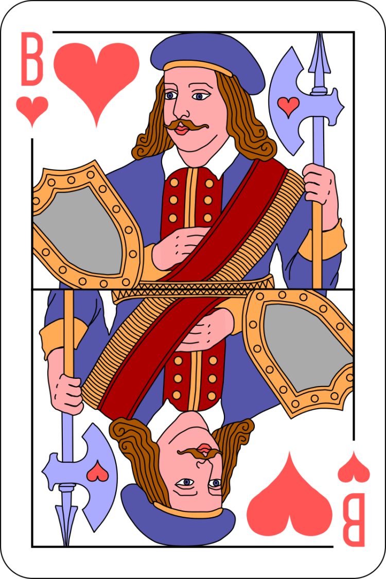 Карта валет черви
