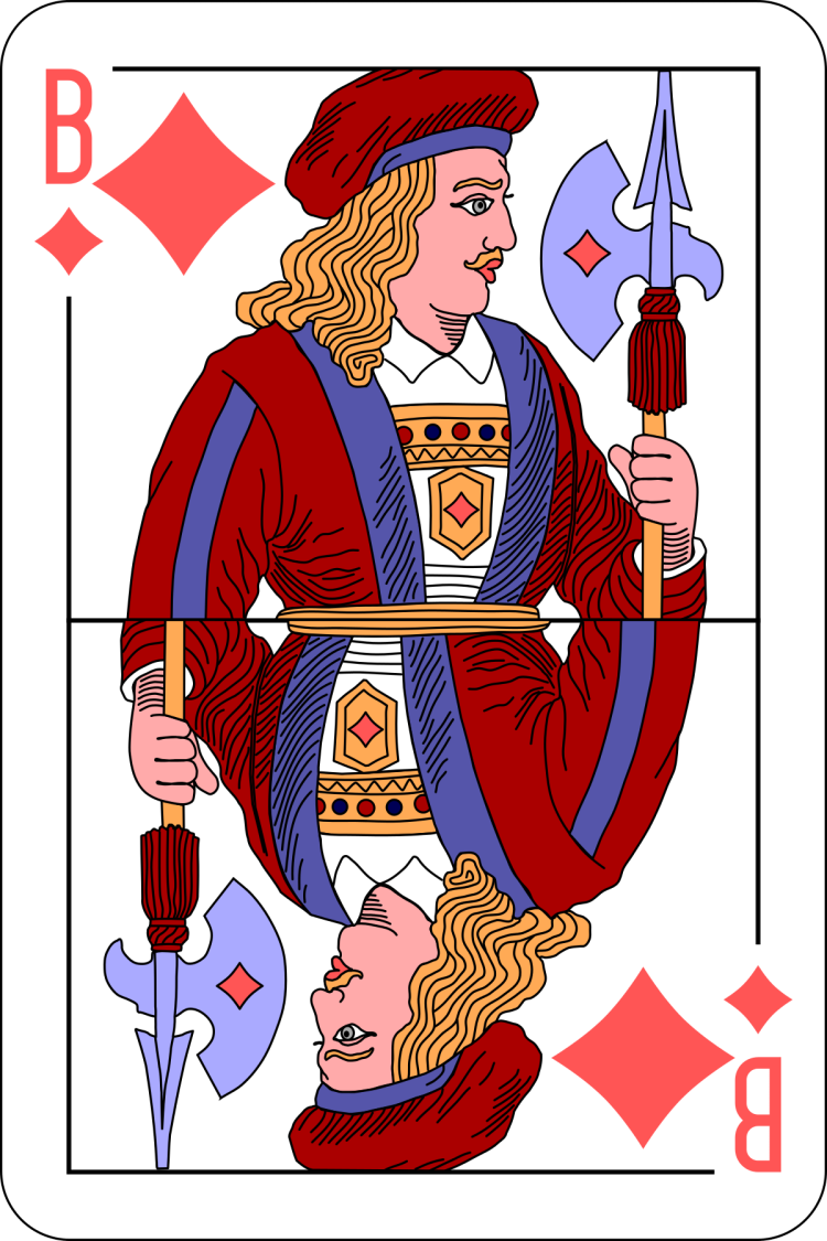 Карты игральные валет Буби