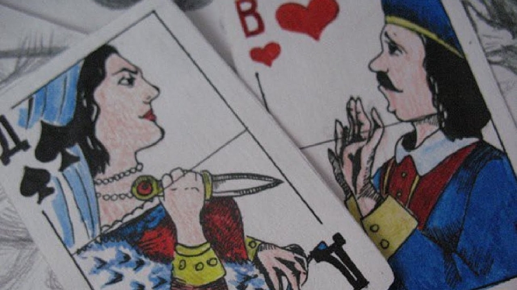 Валет пик с дамой пик