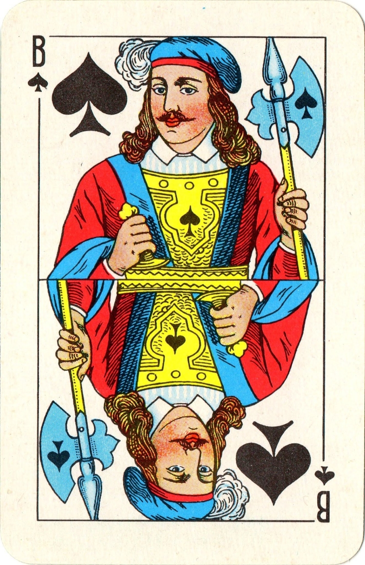 Игральные карты валет дама Король туз