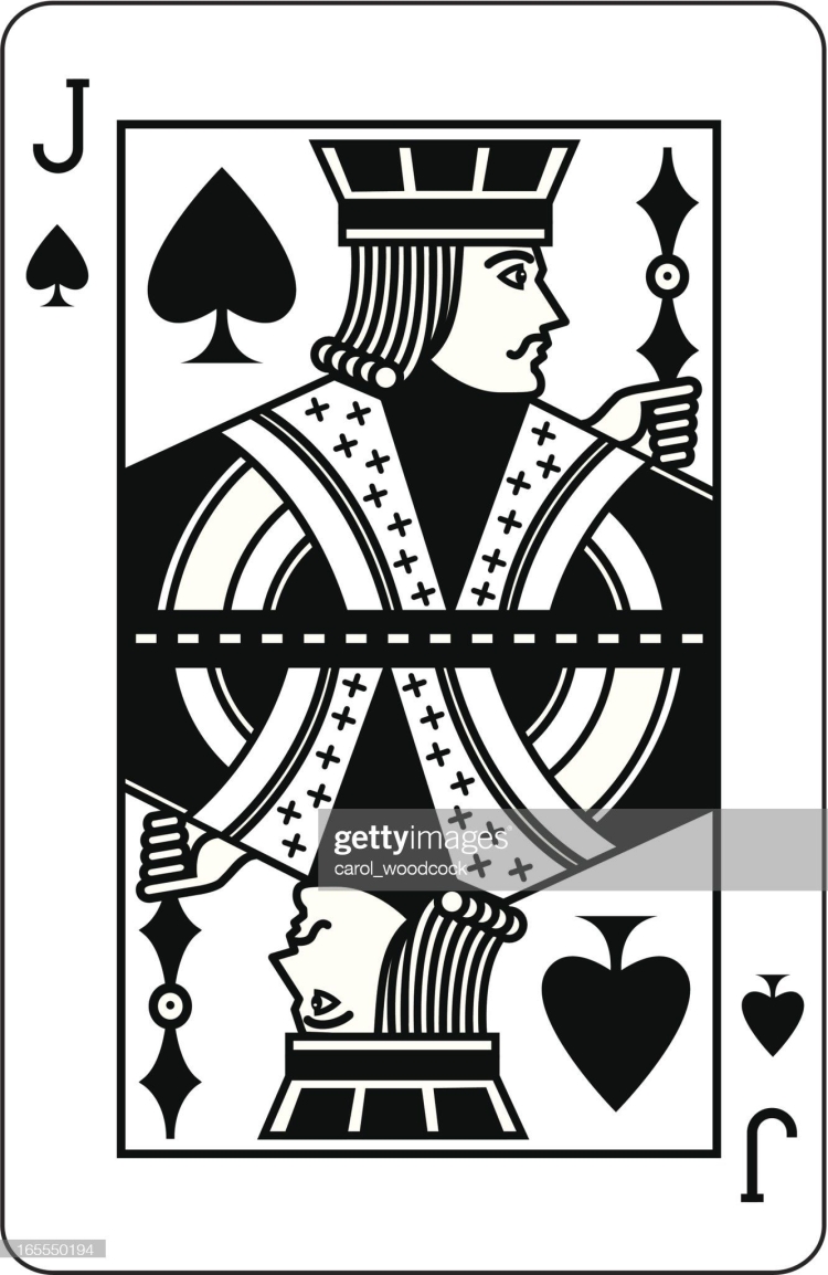 Карты игральные валет пики