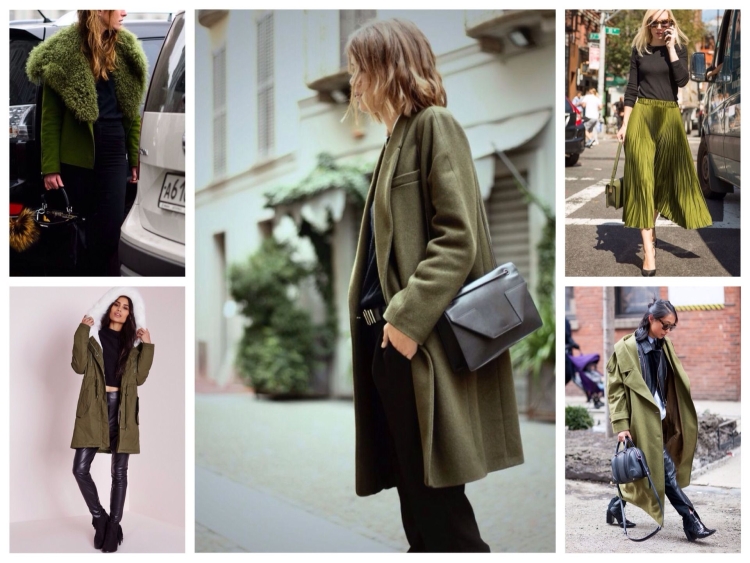 Сочетание с хаки