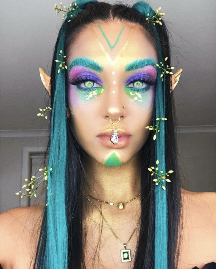 Макияж эльфийки