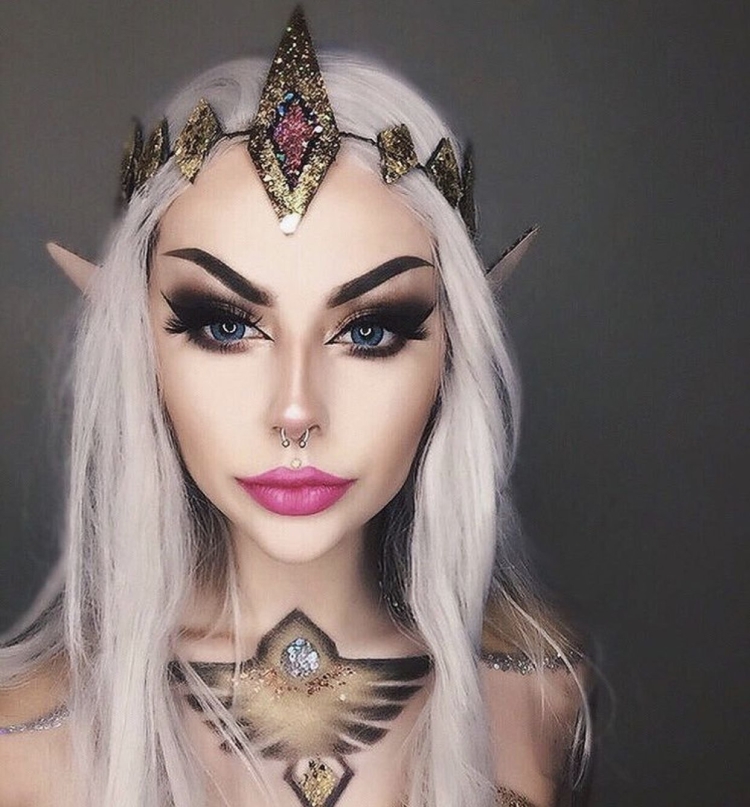 Грим эльфийка