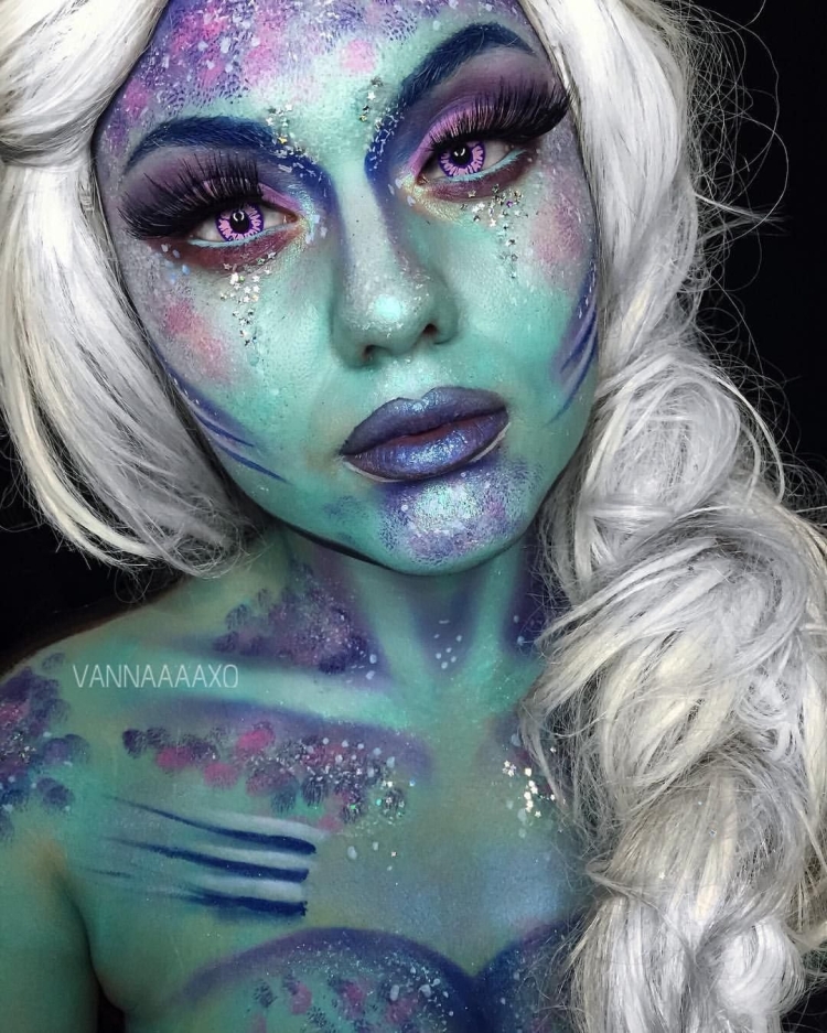 Макияж водяного