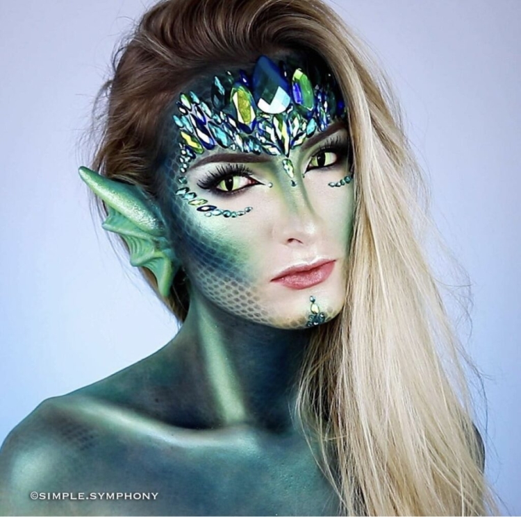 Образ русалки макияж