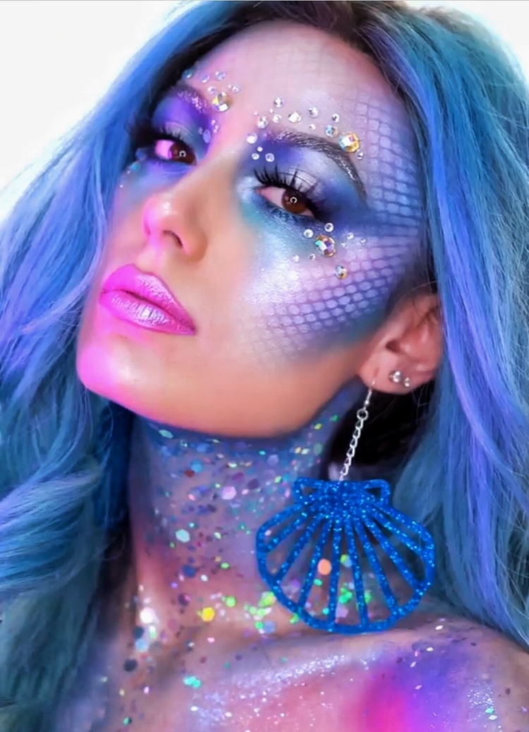 Стиль Mermaid макияж