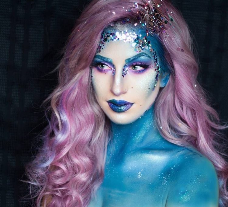 Макияж русалки