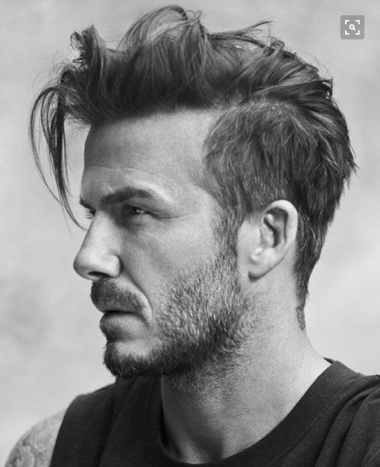 Дэвид Бекхэм прическа андеркат