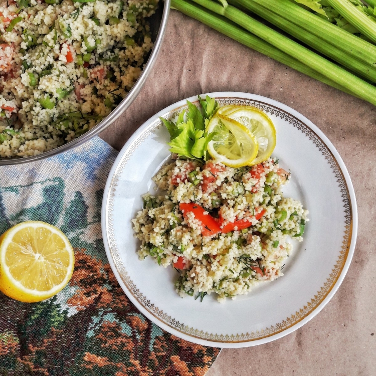 Ресторанные блюда с кускусом