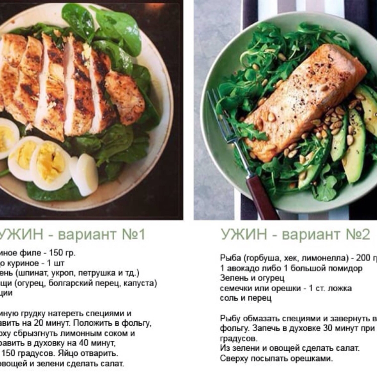 Правильное питание рецепты