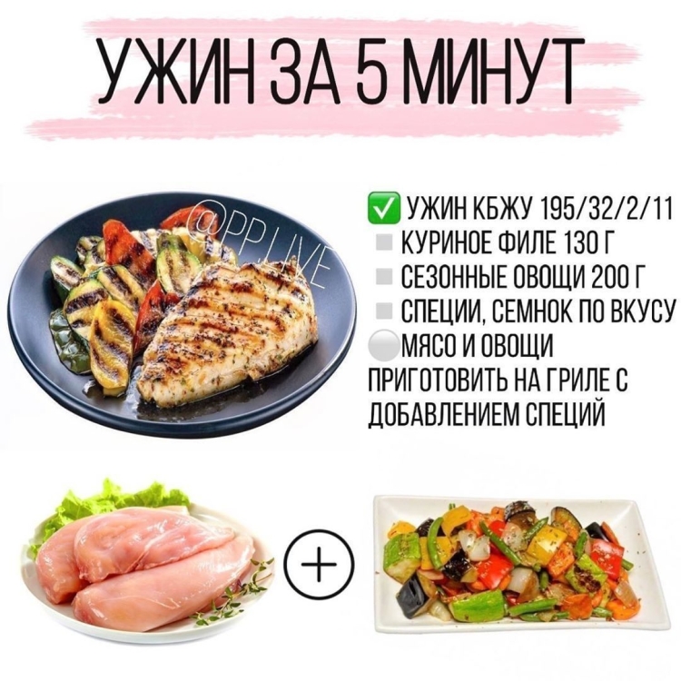 ПП ужин для похудения