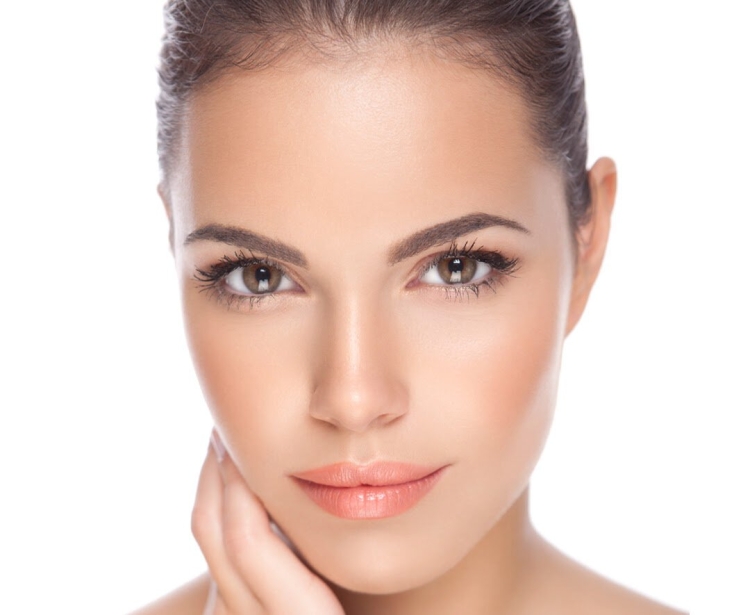 Красивое лицо