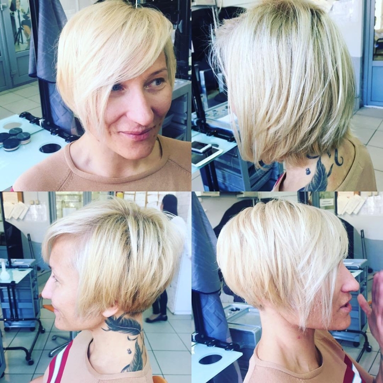 Стрижка Пикси с удлиненными прядями