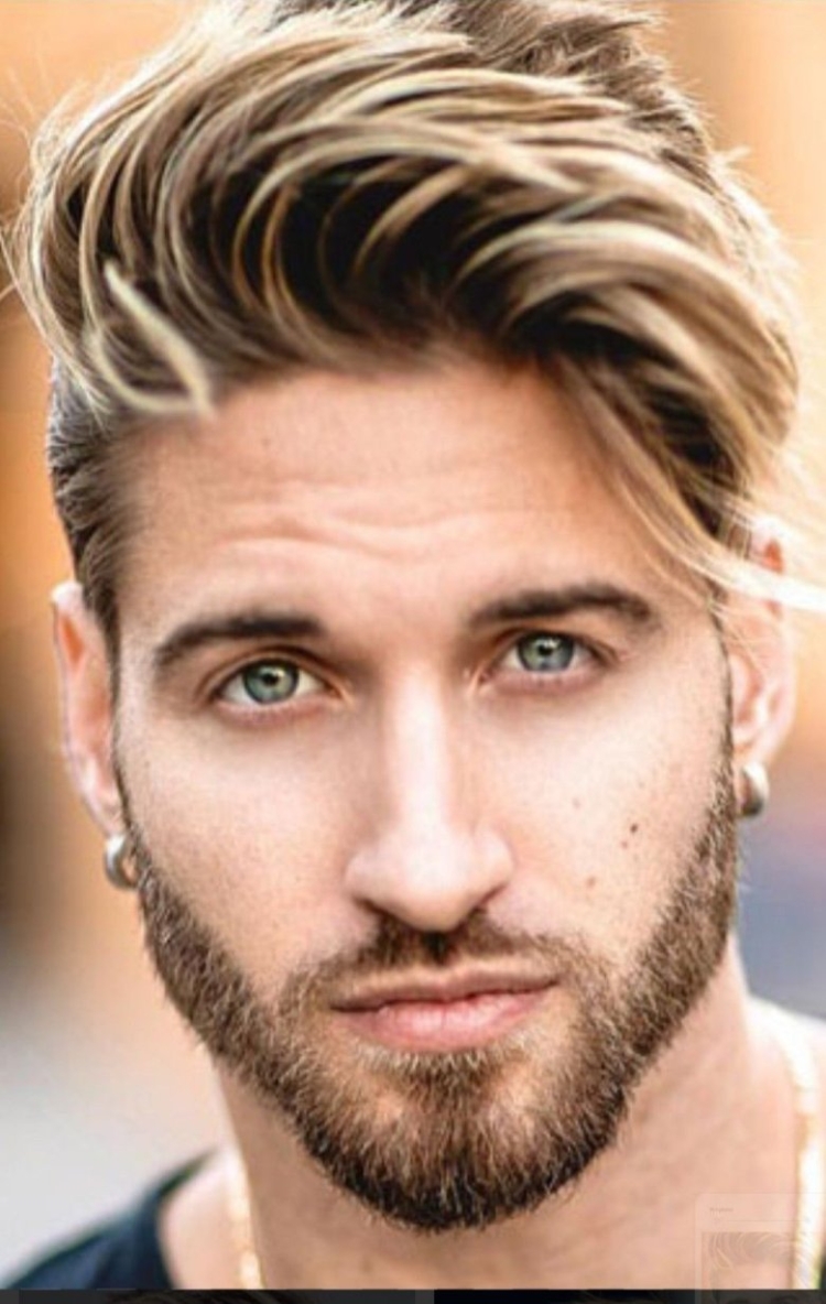 Мужское мелирование на светлые волосы