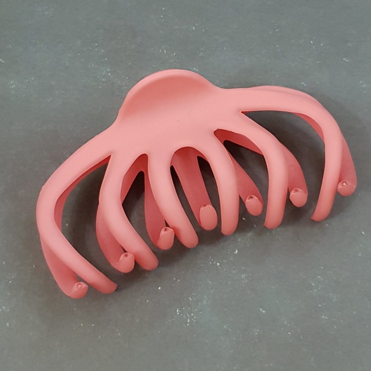 Розовый Крабик для волос в виде мишки