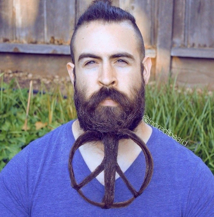 Бороды мужские необычные