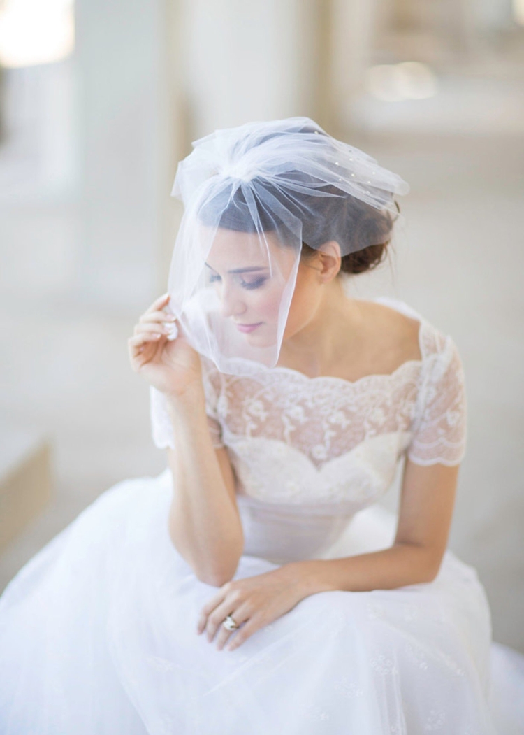 Короткая фата