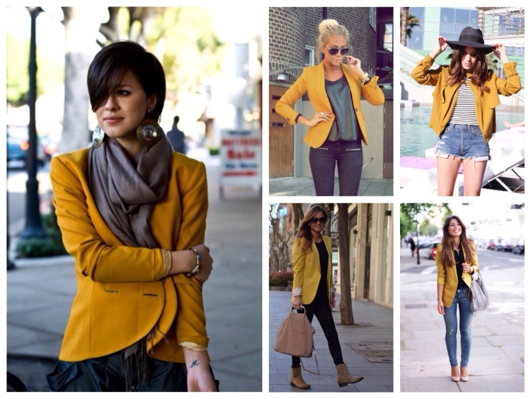 Горчичный цвет в одежде сочетание