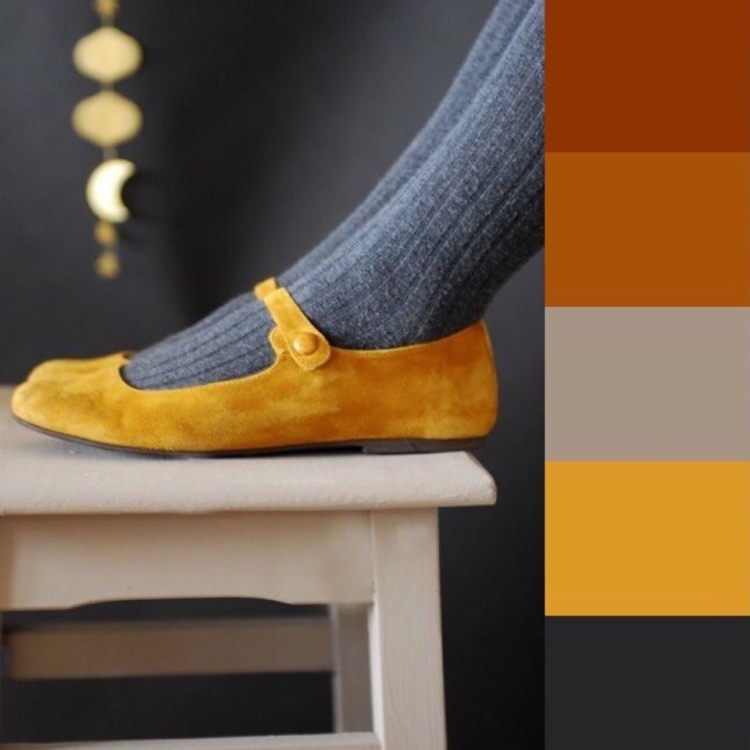 Горчичный цвет сочетание