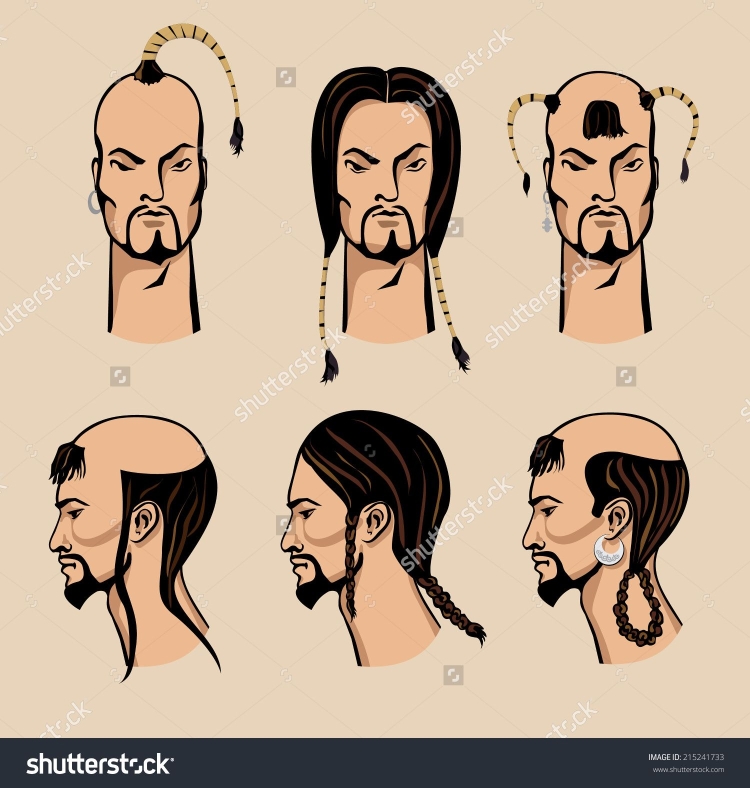 Прически древних монголов