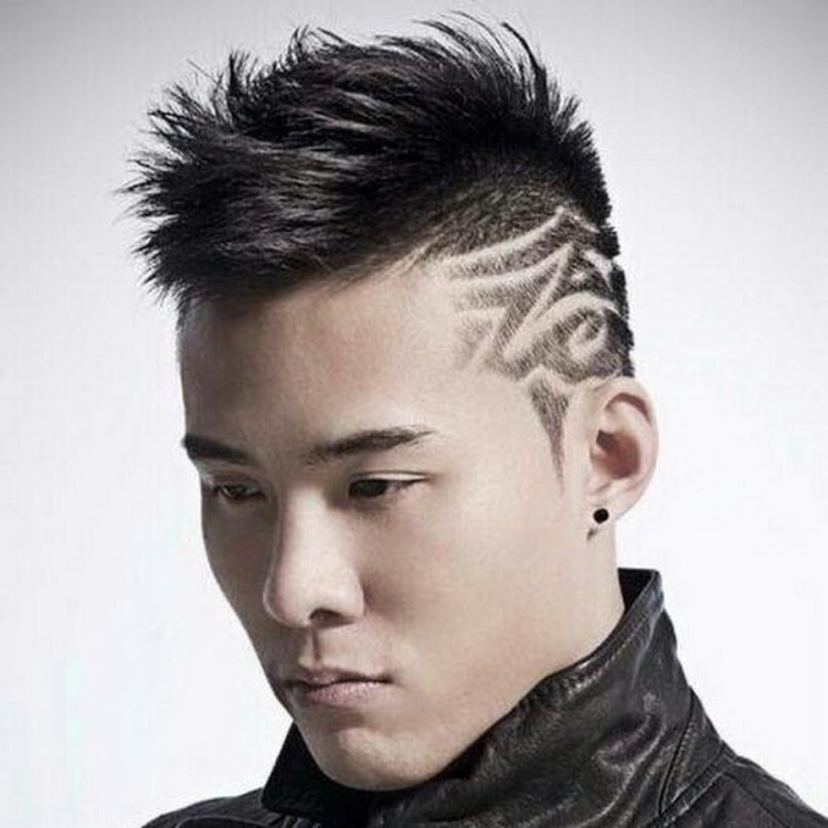 Прическа дракон мужская