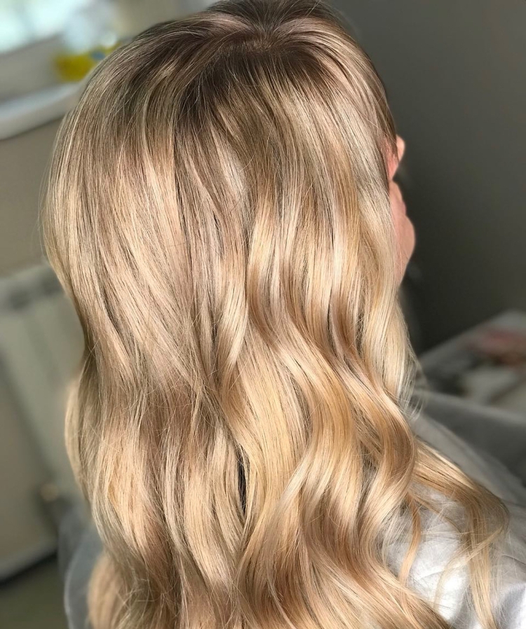 Цвет волос белое солнце