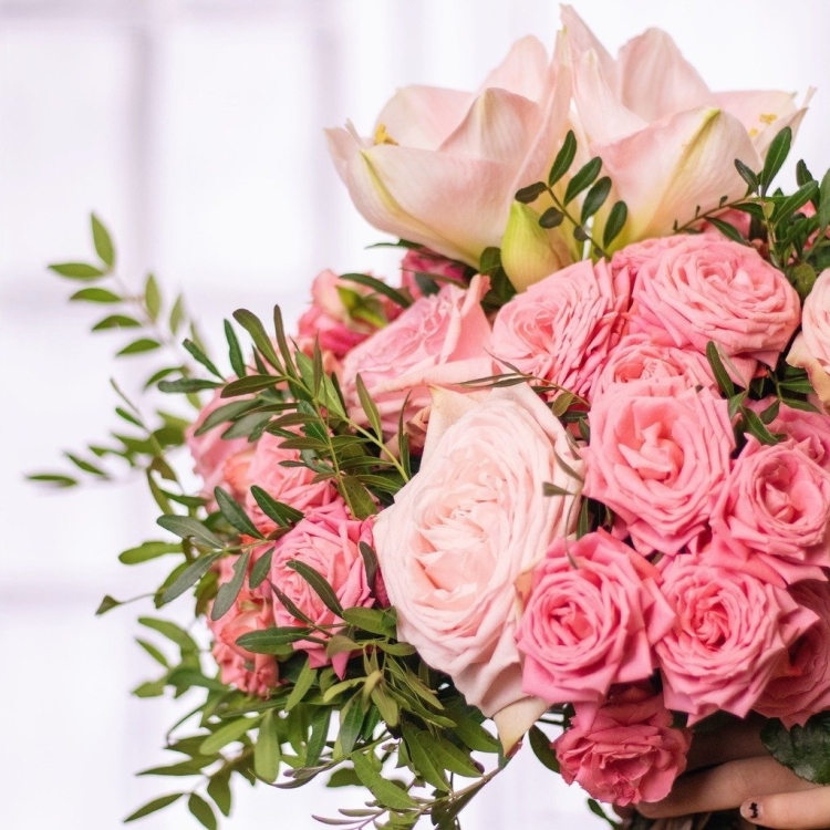 Пионовидный букет